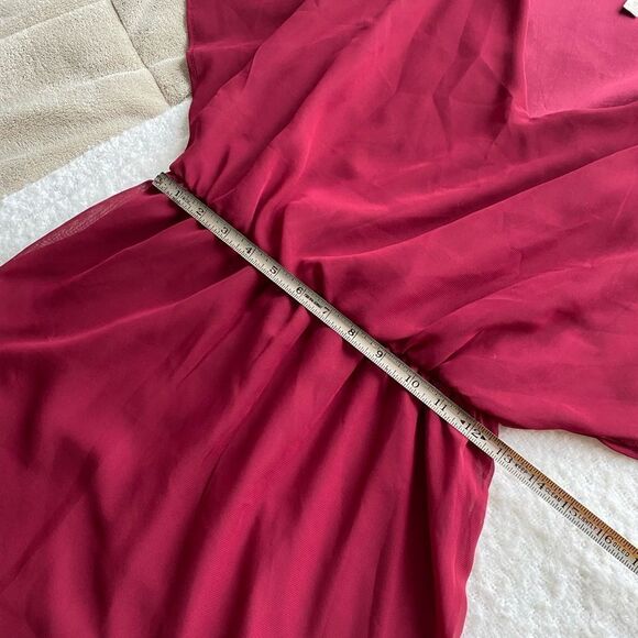 Charming Charlie Maroon Cocktail Dress Size Small - Picture 9 of 10